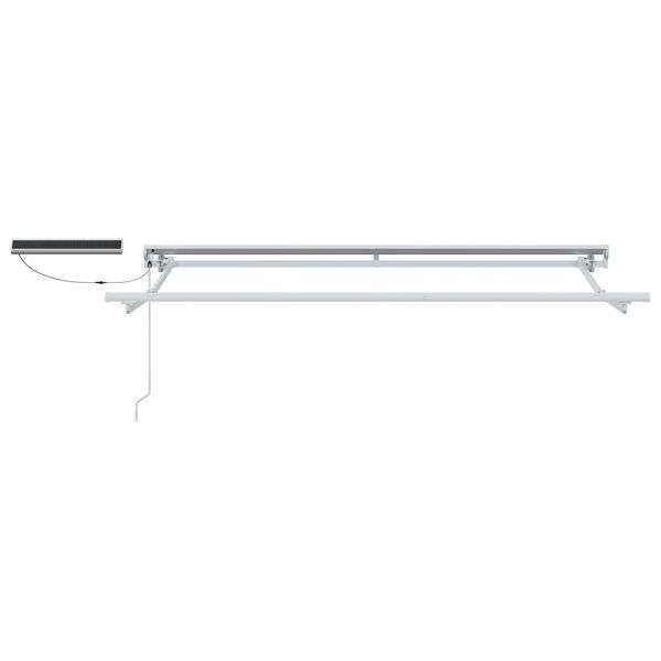 vidaXL Auvent r&eacute;tractable &eacute;lectrique Cr&egrave;me 2,5 x 2 m