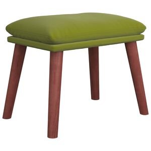 vidaXL Repose-pied Vert clair 45x29,5x35 cm Velours