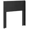 vidaXL T&ecirc;te de lit Noir PB
