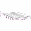 vidaXL Surmatelas Blanc 140 x 200 cm Tissu en Tricot