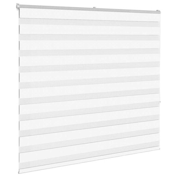 vidaXL Store z&egrave;bre blanc 165x150 cm largeur du tissu 160,9cm polyester