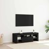 vidaXL Meuble TV Ch&ecirc;ne noir 120 x 35 x 40 cm Bois d'ing&eacute;nierie