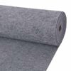vidaXL Tapis Gris 1,2 x 15 m Polyester