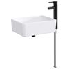 vidaXL Lavabo de salle de bains Noir Mat 40,5 x 30,5 x 13 cm m&eacute;tal