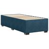 vidaXL Cadre de lit sans matelas bleu 90x190 cm velours