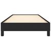 vidaXL Cadre de lit sans matelas noir 90x200 cm tissu