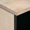 vidaXL Cabinet de chevet Beige 50 x 33 x 62 cm Bois d'acacia massif
