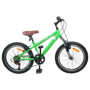 vidaXL V&eacute;lo de Montagne 20 Pouces 6-Vitesse pour 5-8 ans Vert