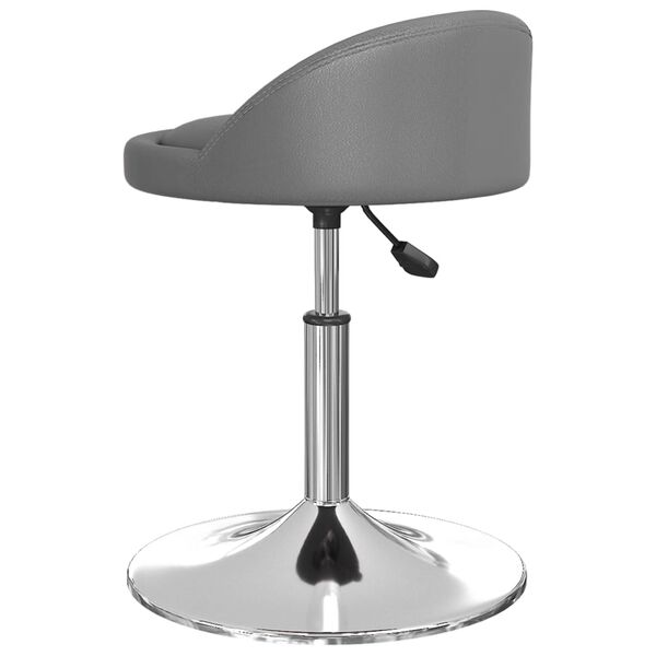 vidaXL Tabouret de bar Gris Similicuir