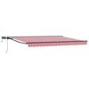 vidaXL Cadre de store manuel avec LEDs 4 &times; 3 m