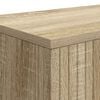 vidaXL Table console Ch&ecirc;ne Sonoma 155 x 29 x 74 cm Bois d&rsquo;ing&eacute;nierie