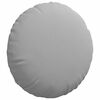 vidaXL Coussins de si&egrave;ge 2 pcs Gris nuage &Oslash;50 x 19 cm tissu