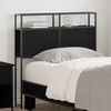 vidaXL Tête de lit de rangement Chêne noir 100 cm Bois d'ingénierie