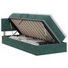 vidaXL Lit de Rangement Vert fonc&eacute; 100 x 200 cm Velours