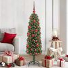 vidaXL Sapin de No&euml;l artificiel Vert 150 cm PVC et acier et plastique