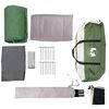 vidaXL Tente familiale tunnel 6 personnes vert imperméable
