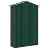 vidaXL Abri de jardin Vert 116x45x175 cm Acier galvanis&eacute;