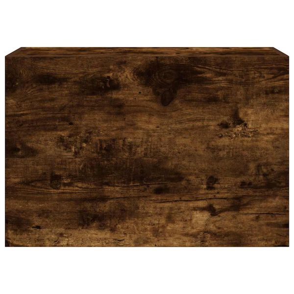 vidaXL Armoire murale de bain chêne fumé 60x25x40 cm bois d'ingénierie