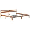 vidaXL Cadre de lit sans matelas bois massif 200x200 cm