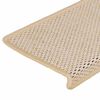 vidaXL Tapis d'escalier autocollants 30 pcs 65x21x4 cm Berber