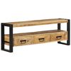 vidaXL Meuble TV 120x30x45 cm Bois massif de manguier