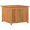 vidaXL Bo&icirc;te de rangement de jardin 75x75x58 cm bois massif d'acacia
