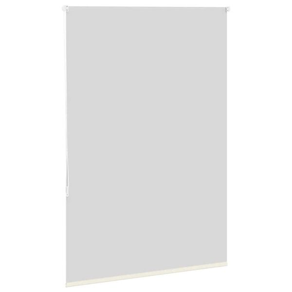 vidaXL Store enrouleur occultant blanc cass&eacute; 105x175 cm largeur tissu