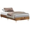 vidaXL Cadre de lit sans matelas vieux bois 100x200 cm bois ing&eacute;nierie