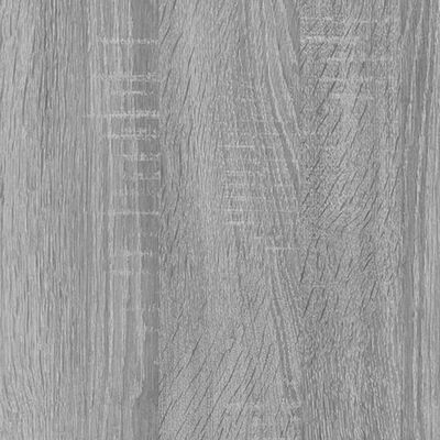 vidaXL Armoire de bain Sonoma gris 30x30x179 cm Bois d'ingénierie