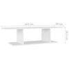 vidaXL Meuble TV mural Blanc 103x30x26,5 cm