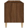 vidaXL Armoire &agrave; disques ch&ecirc;ne marron 84,5x38x48 cm bois d'ing&eacute;nierie
