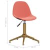 vidaXL Chaise pivotante de bureau Rose Velours