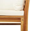 vidaXL Salon de jardin 6 pcs avec coussins bois d'acacia solide