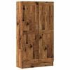 vidaXL Biblioth&egrave;que vieux bois 82,5x30,5x150 cm bois d'ing&eacute;nierie