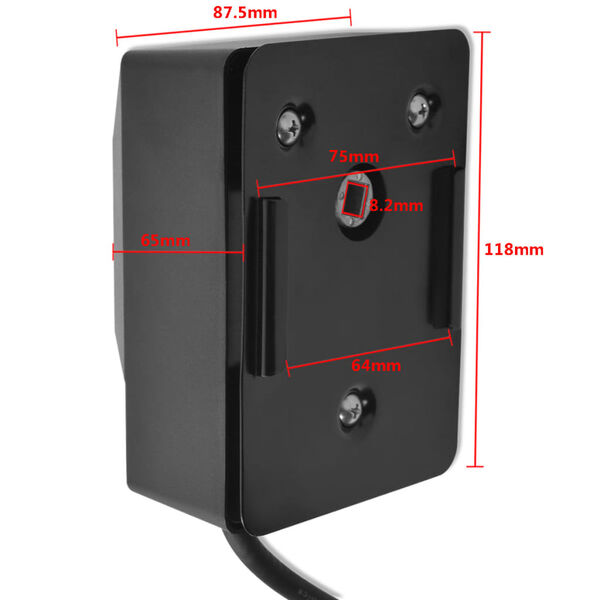 vidaXL Moteur de broche à rôtir 4W Noir