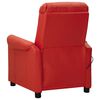 vidaXL Fauteuil de massage Rouge bordeaux Similicuir