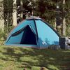 vidaXL Tente de camping &agrave; d&ocirc;me 4 personnes bleu imperm&eacute;able