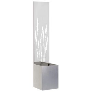 vidaXL &Eacute;cran de confidentialit&eacute; de jardin Fretwork Argent 32 x 150 cm