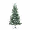 vidaXL Arbre de No&euml;l artificiel floconn&eacute; de neige avec lumi&egrave;re LED