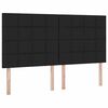 vidaXL Lit de Rangement Noir 180 x 200 cm Cuir synth&eacute;tique