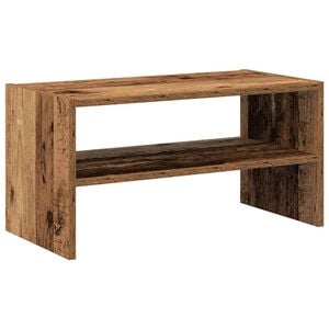 vidaXL &Eacute;tag&egrave;re &agrave; chaussures empilable vieux bois 60x30x30,5 cm