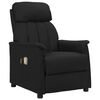 vidaXL Fauteuil électrique de massage Noir Similicuir