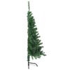 vidaXL Sapin de No&euml;l artificiel pr&eacute;-&eacute;clair&eacute; Vert 150 cm PVC