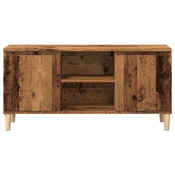 vidaXL Meuble TV vieux bois 102x35x50 cm bois d'ing&eacute;nierie