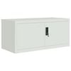 vidaXL Classeur gris clair 90x40x40 cm acier