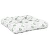 vidaXL Coussins de palette lot de 2 motif de feuilles tissu