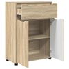vidaXL Cabinet de salle de bain Ch&ecirc;ne Sonoma 72,5 x 36,5 x 100 cm