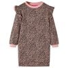 vidaXL Robe sweatshirt pour enfants rose moyen 116