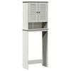 vidaXL Armoire de toilette VIGO Blanc et Blanc Antique
