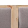 vidaXL T&ecirc;te de lit Autre Marron 200 cm Bois massif en pin